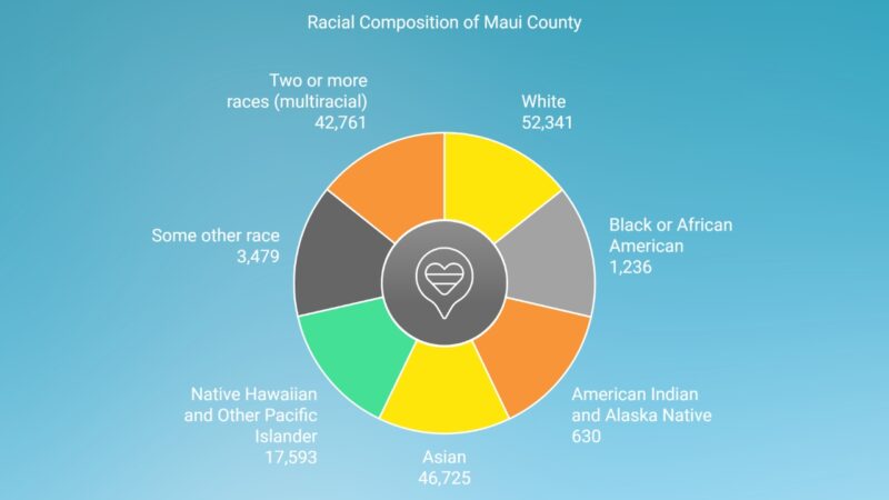 Cultural Diversity in Maui County Chart