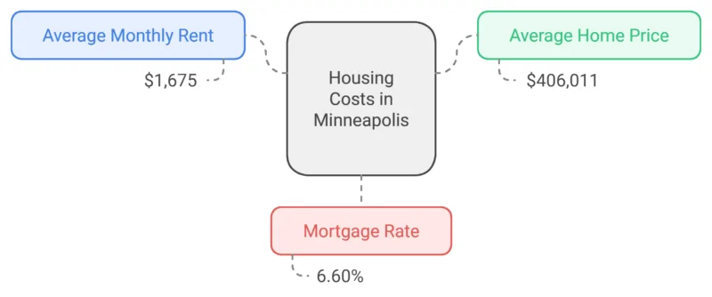 Housing Costs in Minneapolis Chart