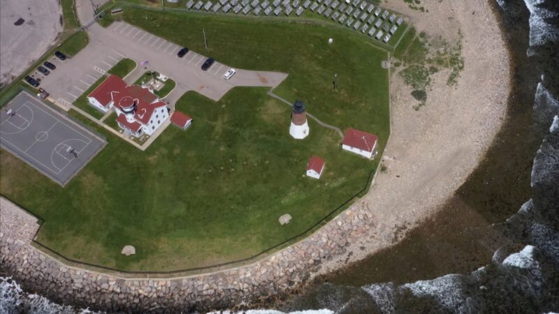 Point Judith Lighthouse in Narragansett, Rhode Island