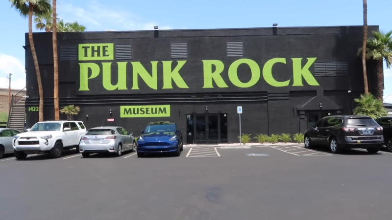 The Exterior of The Punk Rock Museum in Las Vegas