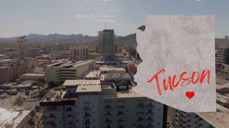 A Cityscape of Tucson, Highlighting Tucson Population