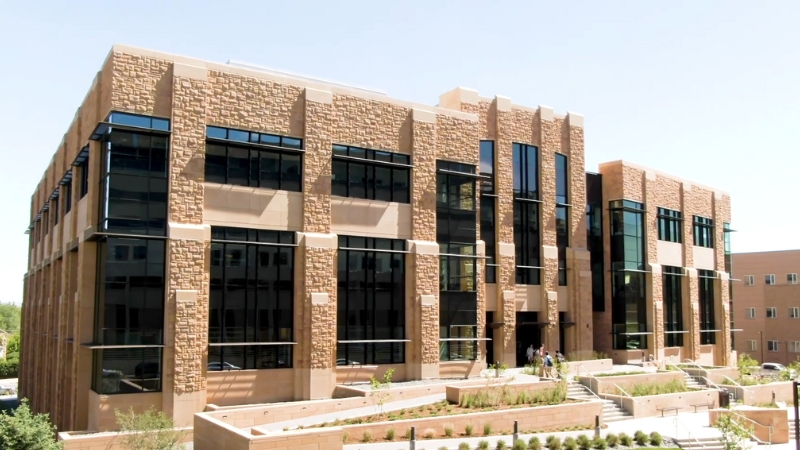 Exterior View of A Modern Building at The University of Wyoming