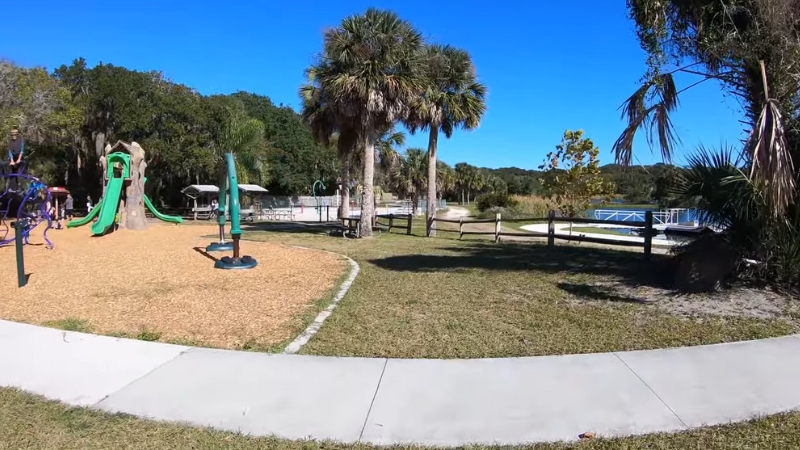 Hanna Park in Jacksonville with A Playground