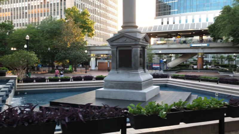 A View of Hemming Park in Jacksonville