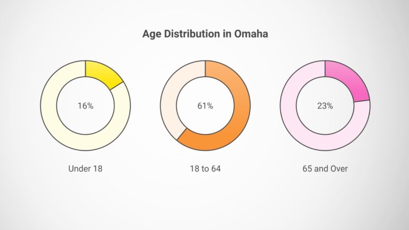 Omaha Population by Age Category Chart