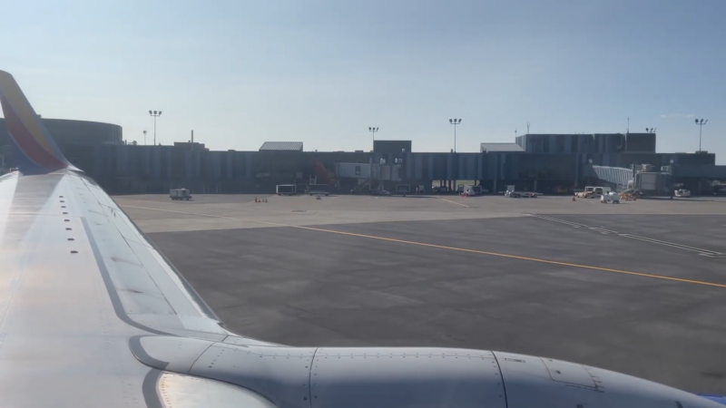 View of Albany International Airport from An Airplane Window