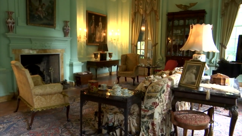 A Historic Sitting Room with Vintage Furniture and Decor at The Atlanta History Center