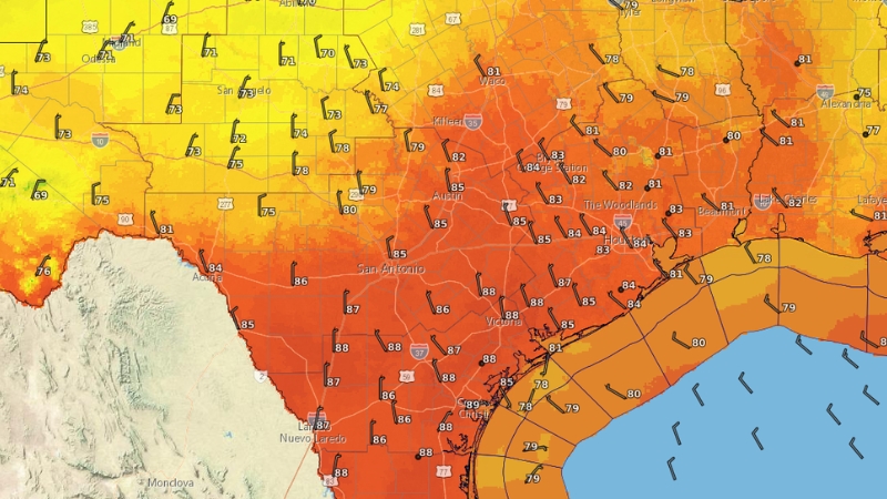 Austin Climate Map