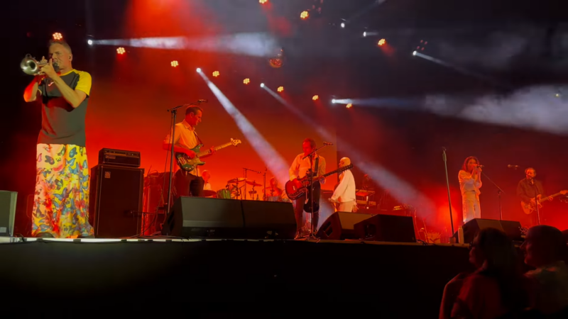 A Live Band Performs on Stage at Bayou Music Center