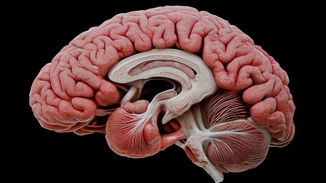 A Detailed Image of The Human Brain Highlighting Its Structure, Related to Brain Recovery from Addiction