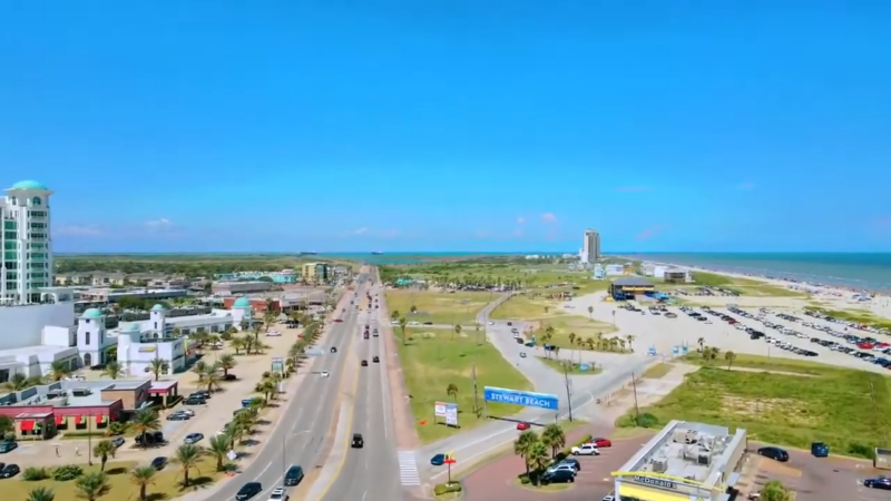 Aerial View of The Gulf Coastal Plains in Texas