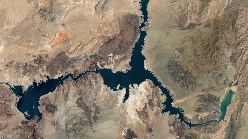 Aerial View of The Colorado River