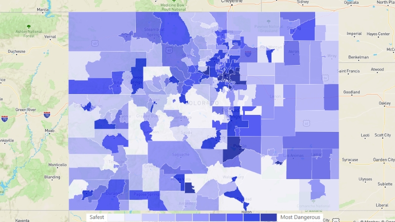 Crime Map of Colorado