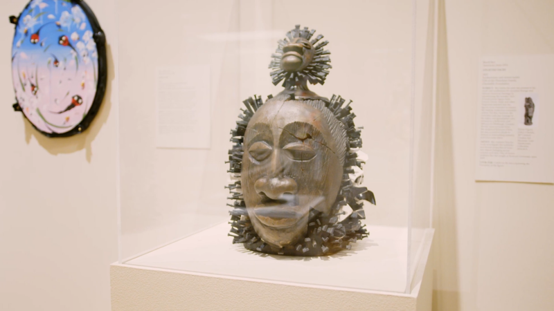 A Sculpture Displayed Inside the Crocker Art Museum in Sacramento