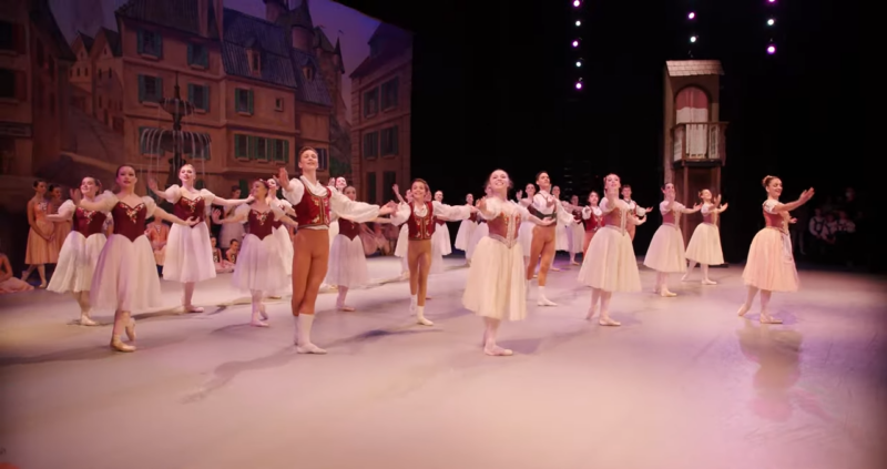 Ballet Dancers Performing on Stage at The Ellie Caulkins Opera House in Denver