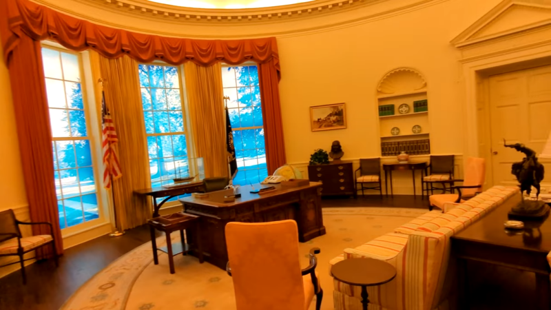 Recreation of The Oval Office at The Jimmy Carter Presidential Library and Museum