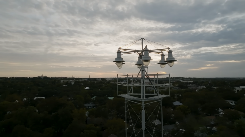 One of Austin's Historic Moonlight Towers