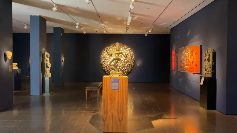 Sculptures and Artifacts on Display at The Museum of Fine Arts, Houston