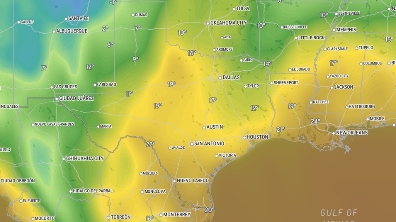 Texas Climate Map