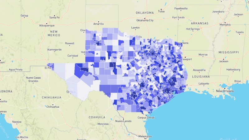 Texas Crime Map