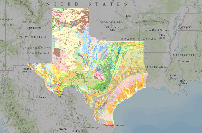 Texas Geography Map