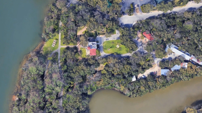 Aerial View of The Contemporary Austin - Laguna Gloria