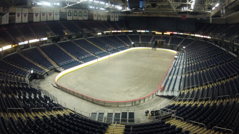 Interior View of The Times Union Center in Albany