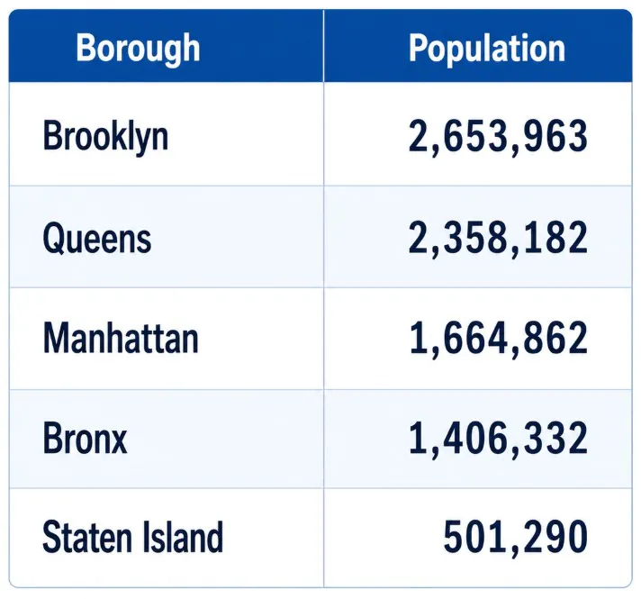 Share of NYC Population