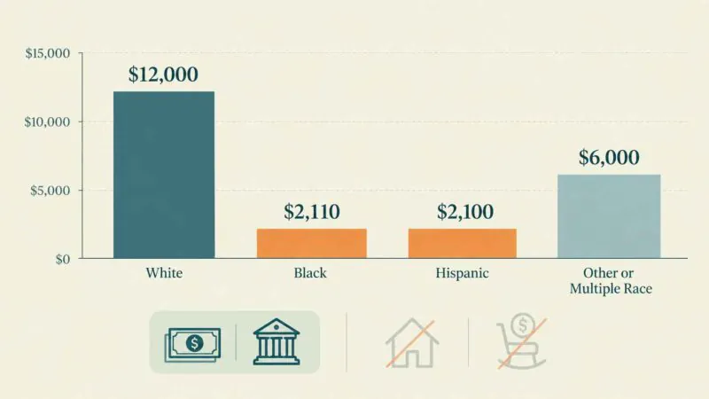 Median U.S. transaction account balances by race and ethnicity
