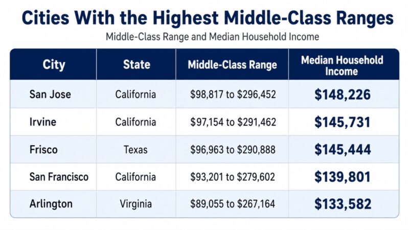 What Is The Average Middle Class Income In The US In 2026? State-By ...