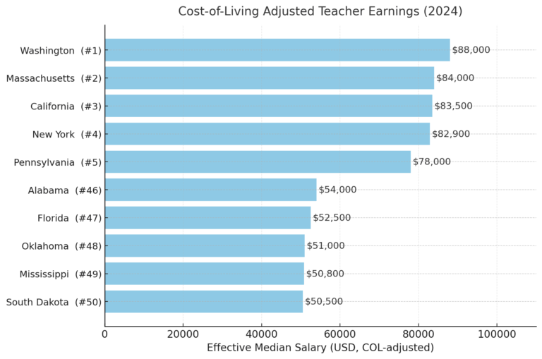 How Much Do Teachers Get Paid in the United States (2025 Update ...