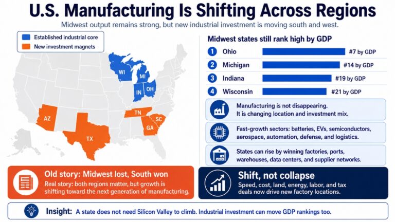 US States Ranked by GDP - Check Out the Full List [2026 Update] - North ...