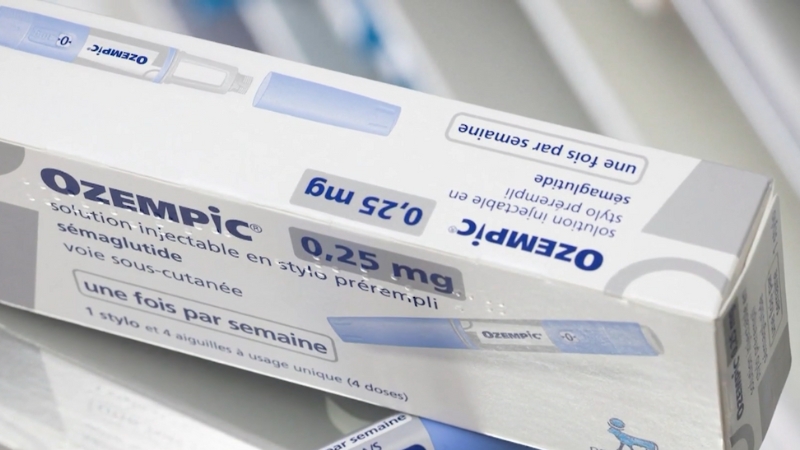 Ozempic GLP-1 medication box showing semaglutide injection pen packaging