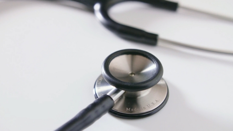Stethoscope resting on a desk, symbolizing healthcare coverage and Medicaid policy changes