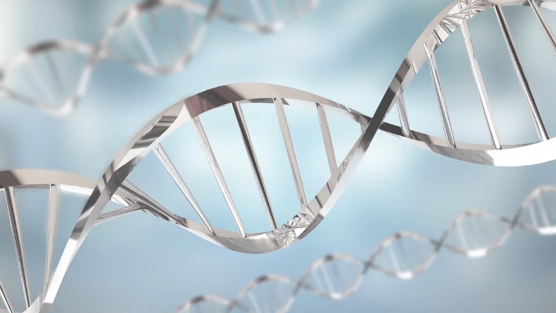 3D illustration of a DNA double helix representing multi-omics medicine beyond genetics
