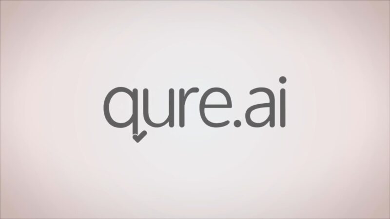 Qure.ai logo on a light background