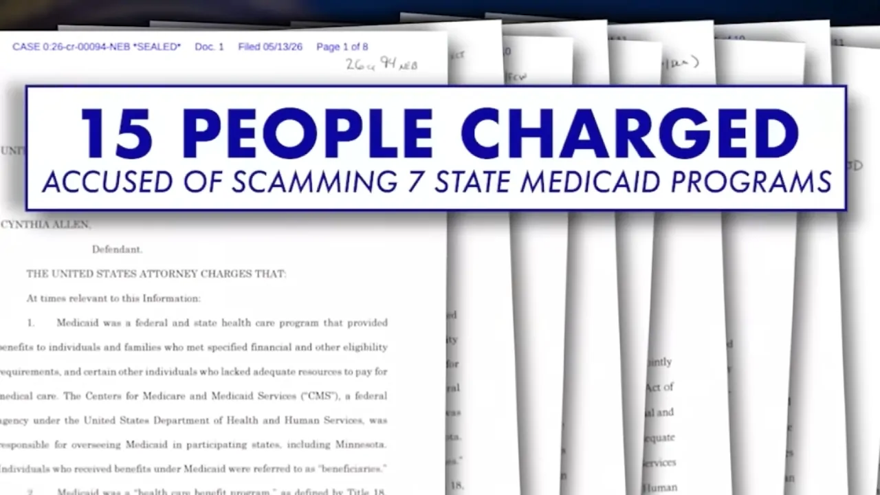 Documents tied to a Minnesota Medicaid fraud case show 15 people charged over alleged program scams