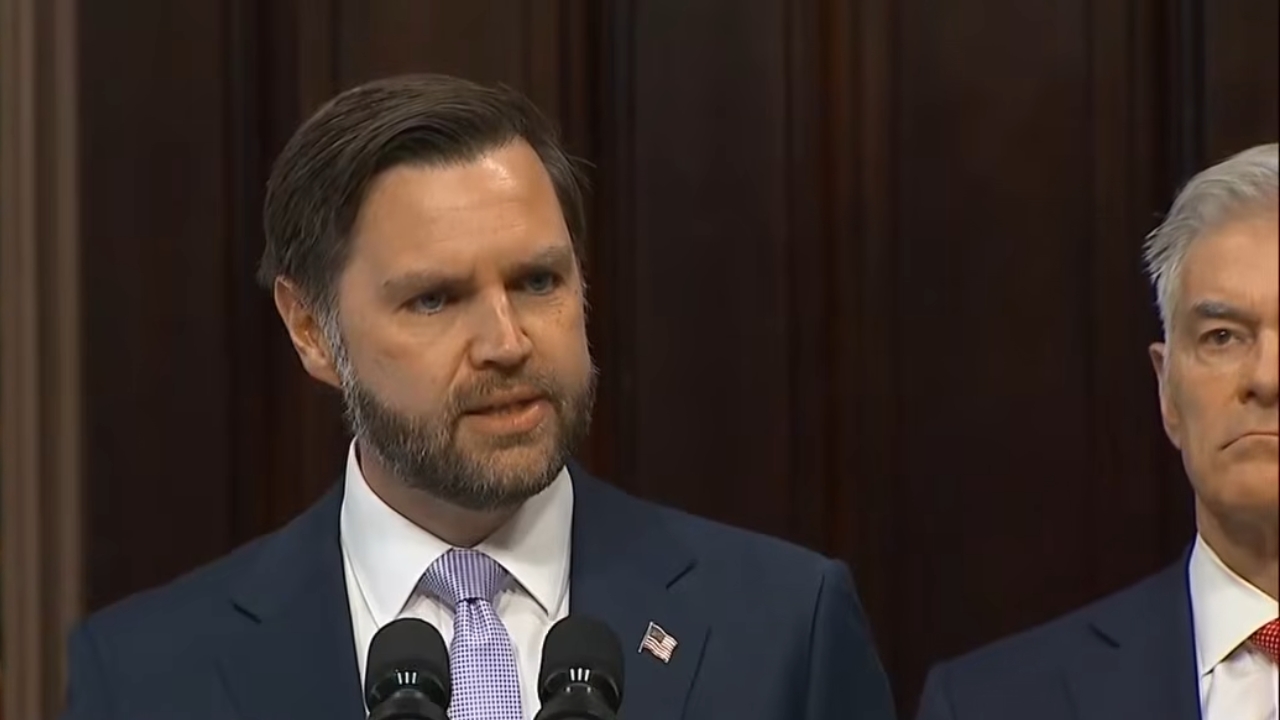 A government official speaks at a podium during an announcement about California Medicaid payments and fraud concerns