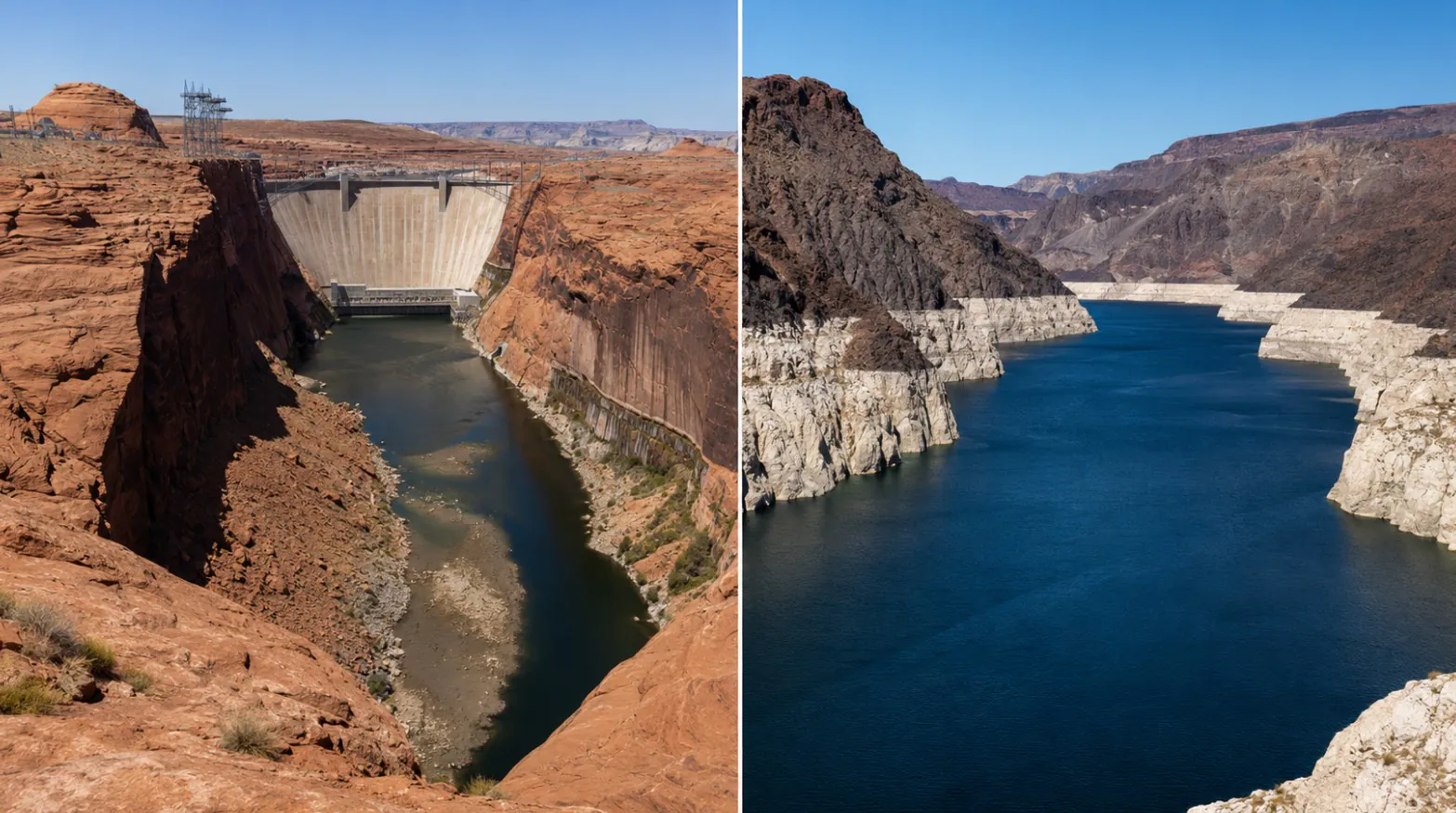Water Levels at Lake Mead and Lake Powell Hit a Historic Low